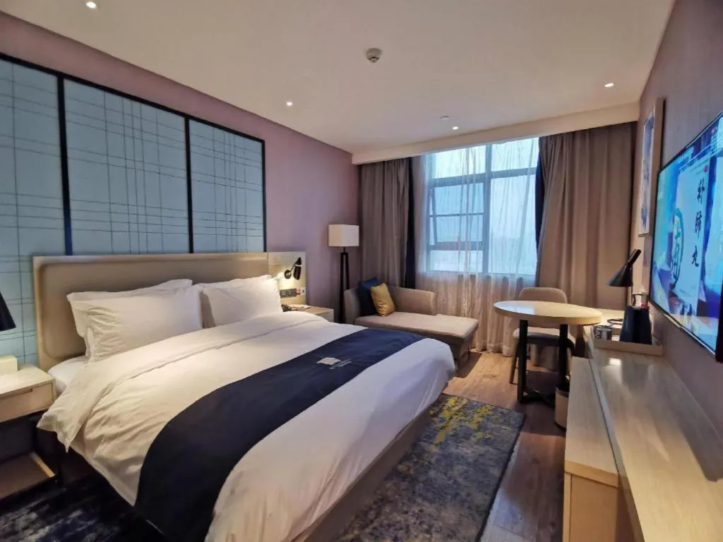 Bed in Echarm Hotel Nanning Baisha Avenue Tingjiang Interchange BBK