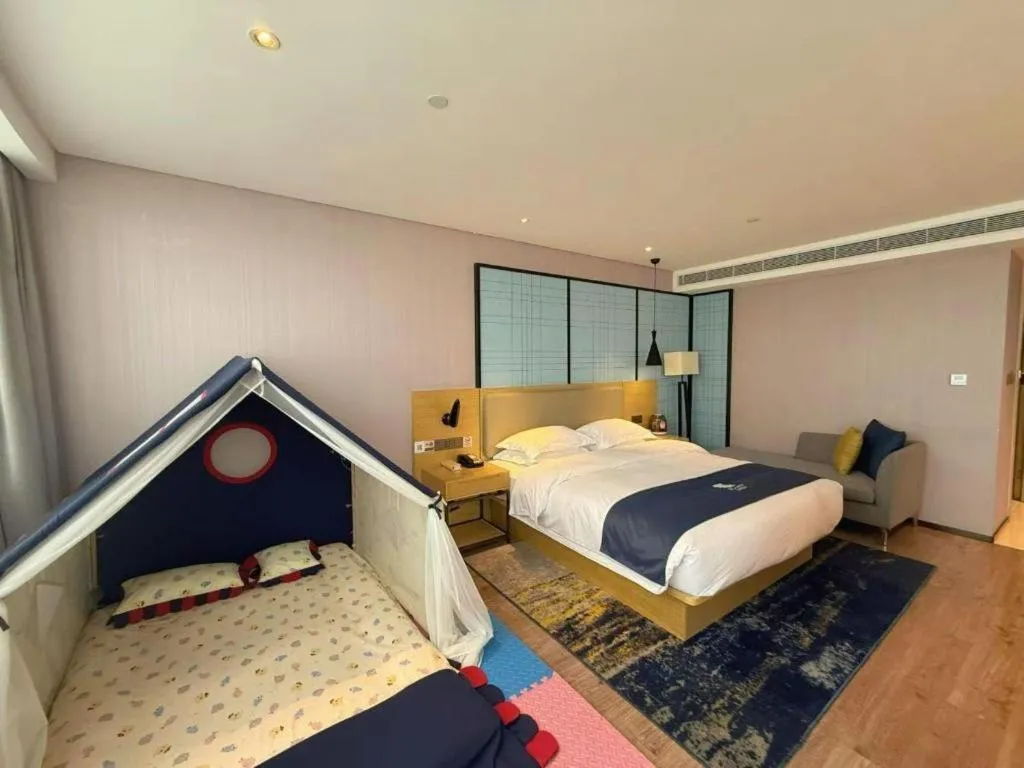 Bed in Echarm Hotel Nanning Baisha Avenue Tingjiang Interchange BBK