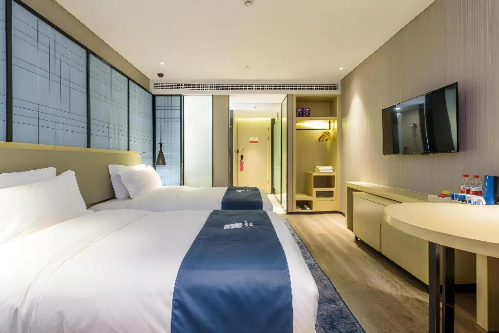 Bed in Echarm Hotel Nanning Baisha Avenue Tingjiang Interchange BBK