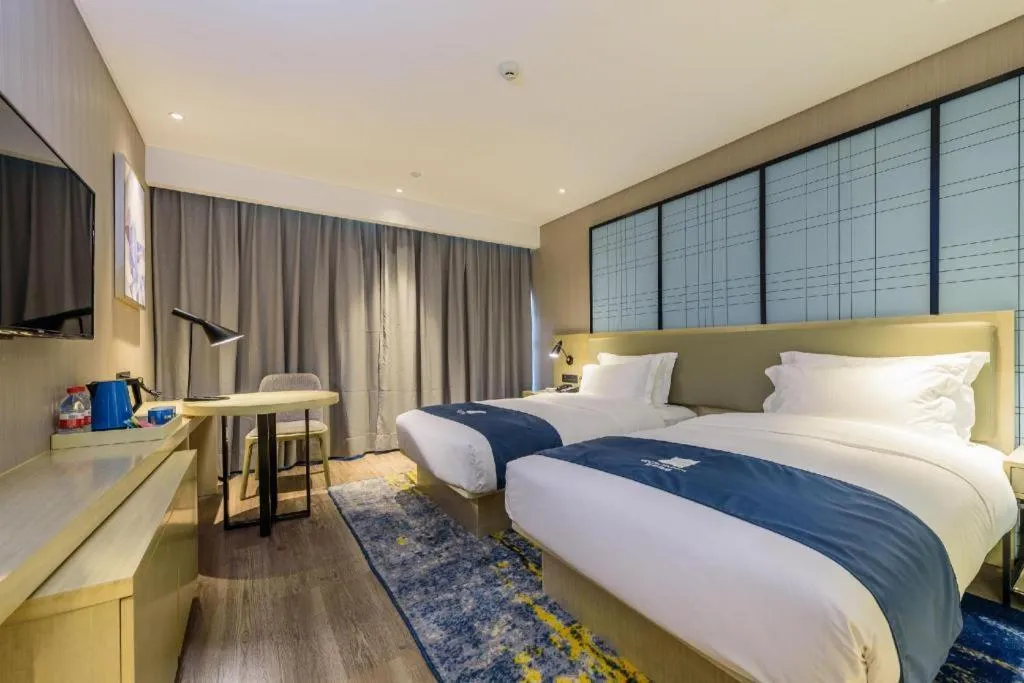 Bed in Echarm Hotel Nanning Baisha Avenue Tingjiang Interchange BBK