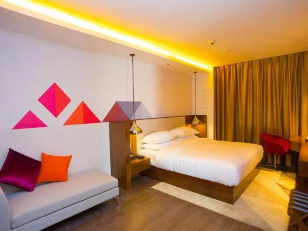 Bed in Borrman Hotel Zhongxiang Railway Station Mochou Village