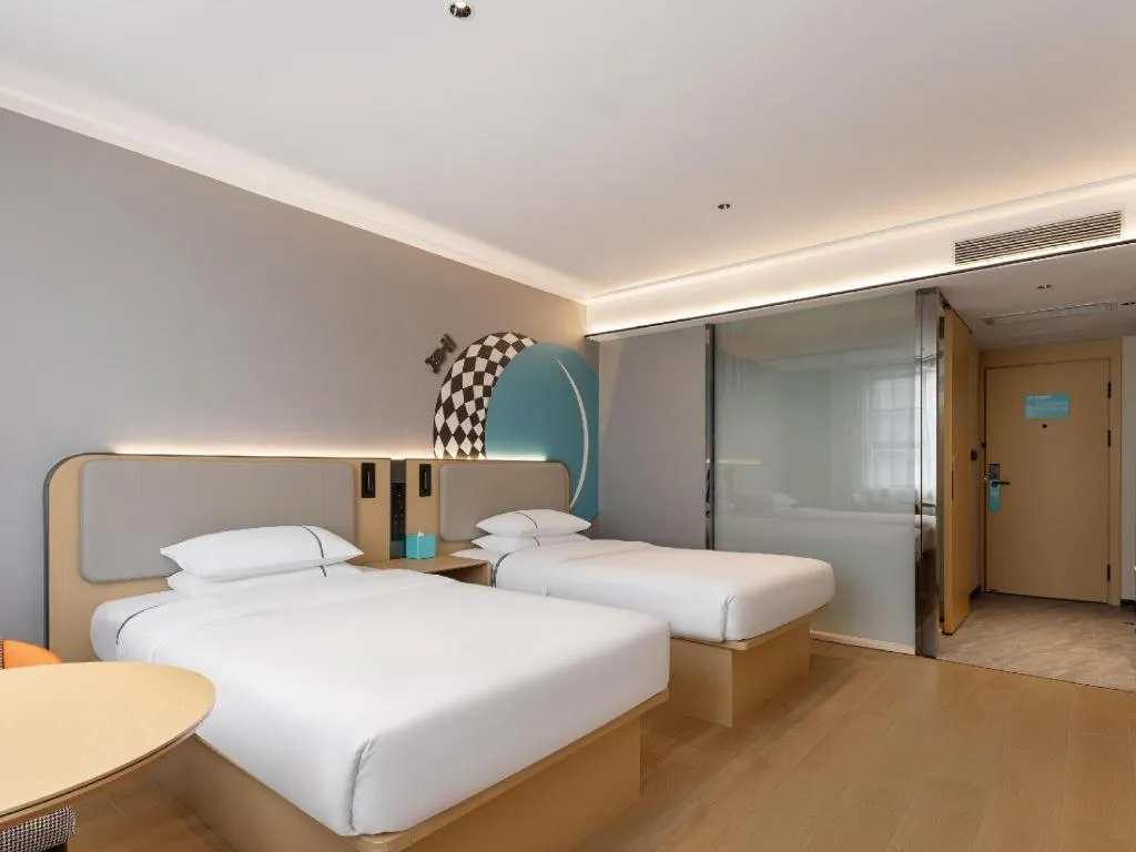 Bed in City Comfort Inn Wuhan Pangxiejia Metro Station