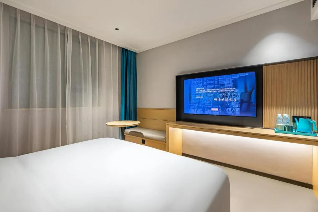 Bed in City Comfort Inn Wuhan Pangxiejia Metro Station