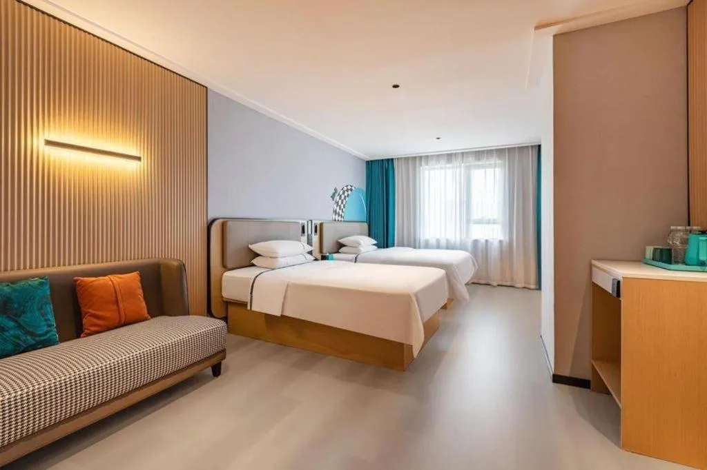 Bed in City Comfort Inn Wuhan Pangxiejia Metro Station