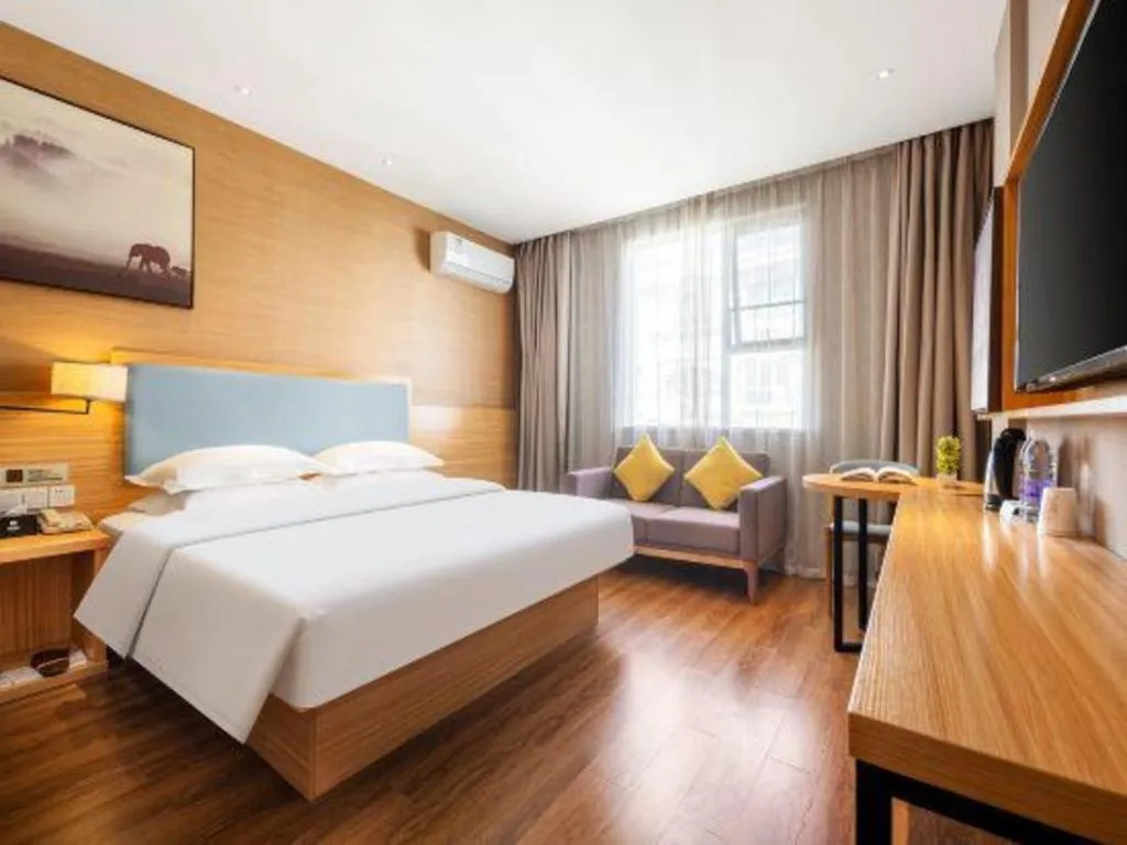 Bed in JTOUR Inn Guigang Life Port High-speed Railway Station