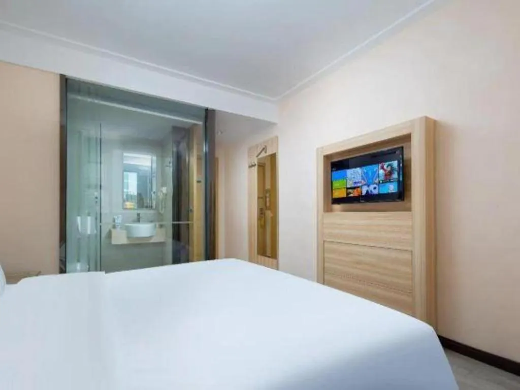 Bed in City Comfort Inn Wuhan Wuchang Railway Station East Square