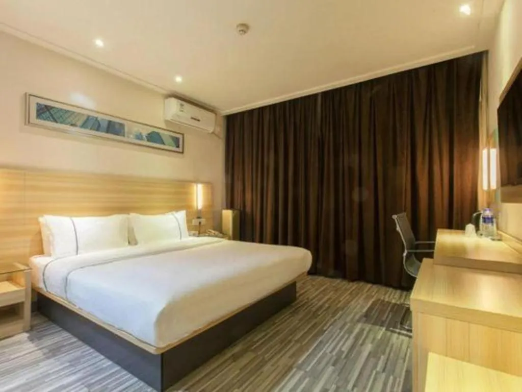 Bed in City Comfort Inn Wuhan Wuchang Railway Station East Square