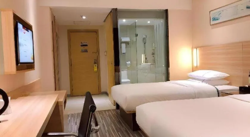 Bed in City Comfort Inn Wuhan Wuchang Railway Station East Square