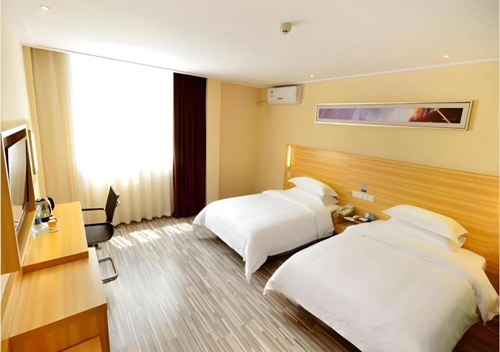 Bed in City Comfort Inn Wuhan Wuchang Railway Station East Square