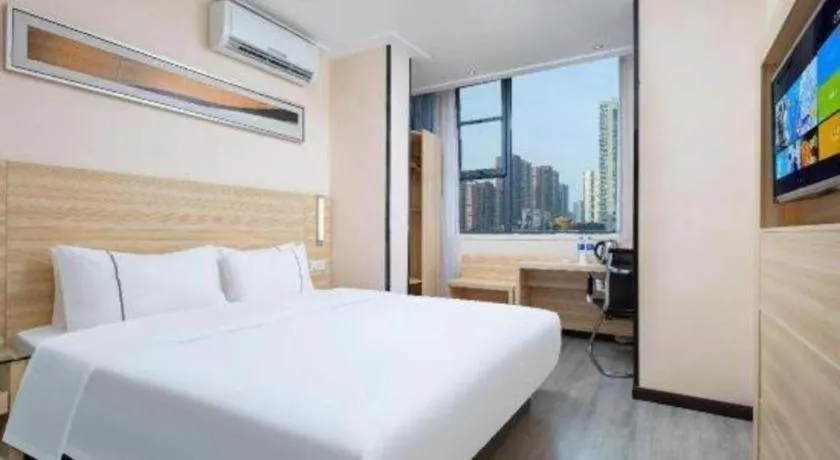 Bed in City Comfort Inn Wuhan Wuchang Railway Station East Square