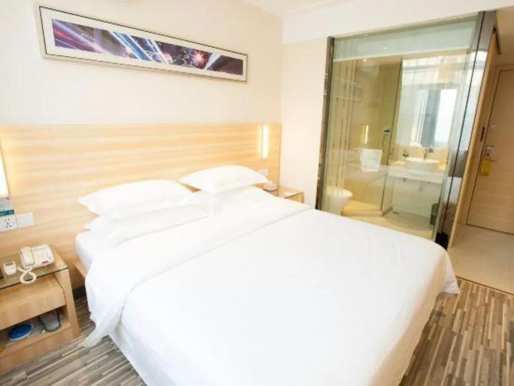 Bed in City Comfort Inn Wuhan Wuchang Railway Station East Square