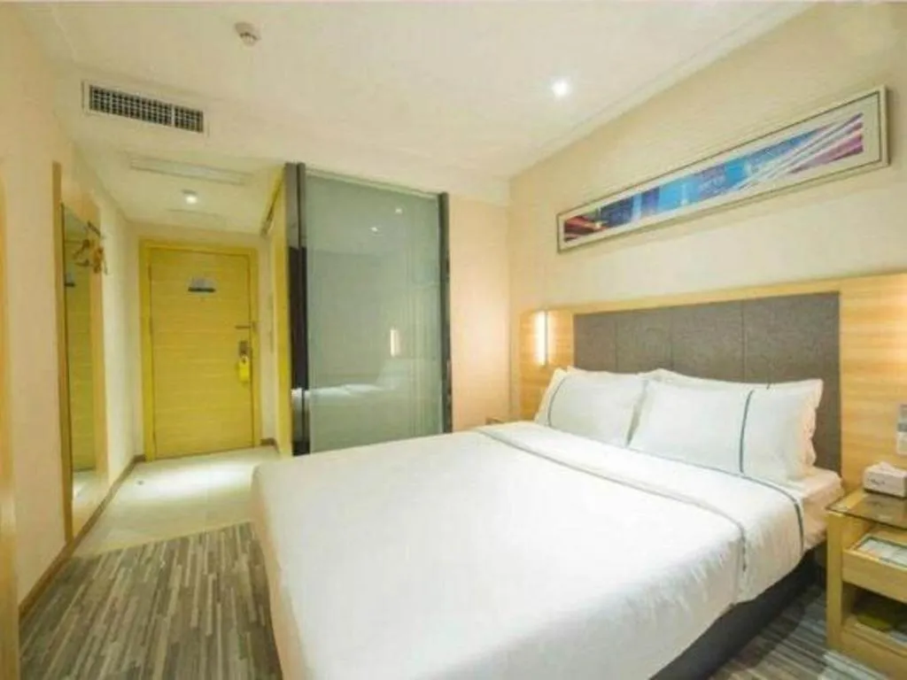 Bed in City Comfort Inn Wuhan Wuchang Railway Station East Square