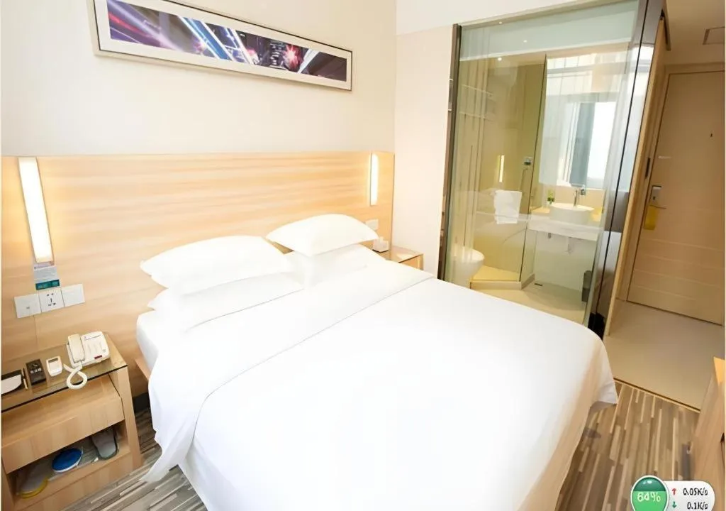 Bed in City Comfort Inn Wuhan Wuchang Railway Station East Square