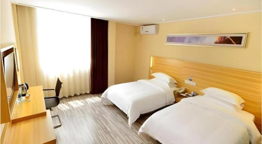 Bed in City Comfort Inn Wuhan Wuchang Railway Station East Square