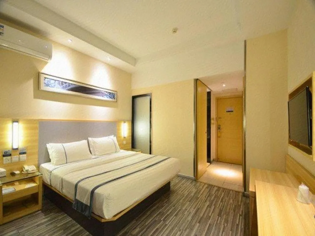 Bed in City Comfort Inn Wuhan Wuchang Railway Station East Square