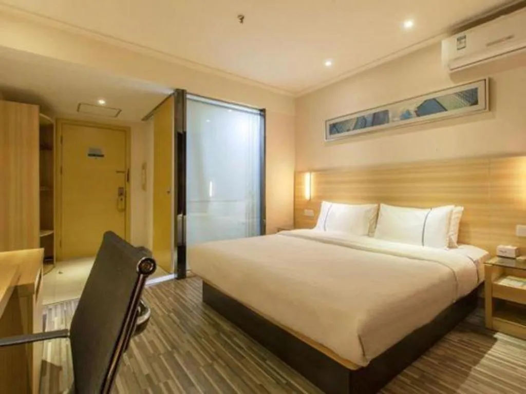 Bed in City Comfort Inn Wuhan Wuchang Railway Station East Square