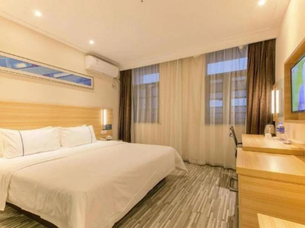 Bed in City Comfort Inn Wuhan Wuchang Railway Station East Square