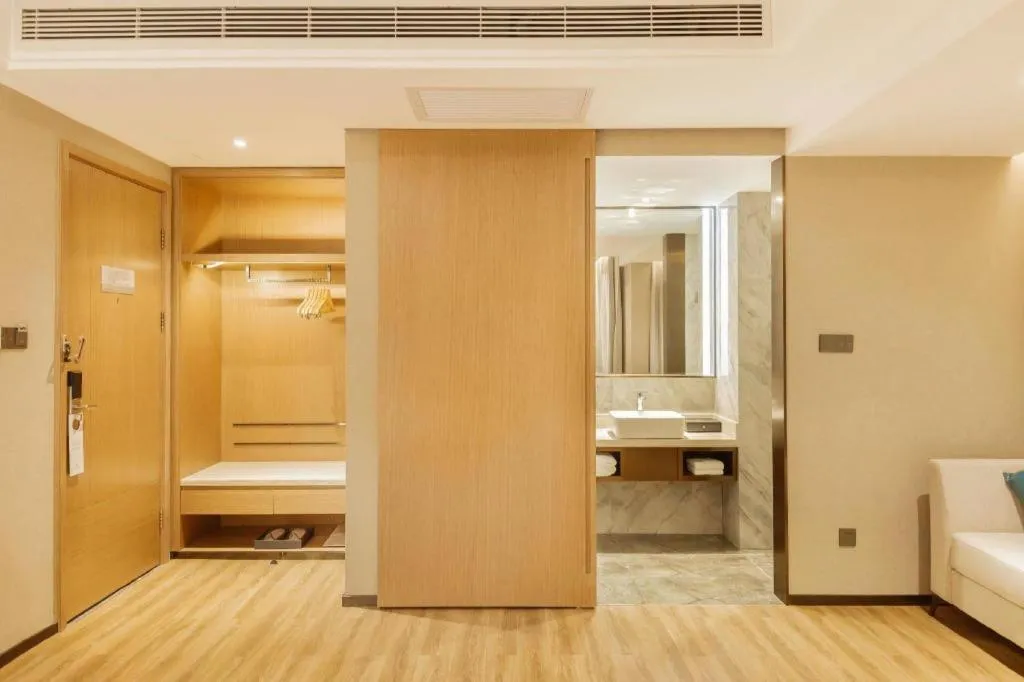 Bed in Borrman Hotel Liuzhou Guizhong Avenue Liugao