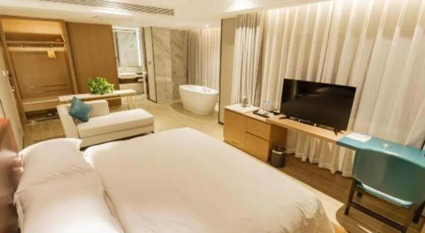 Bed in Borrman Hotel Liuzhou Guizhong Avenue Liugao