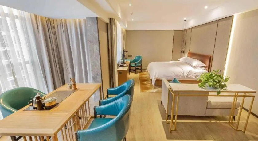 Bed in Borrman Hotel Liuzhou Guizhong Avenue Liugao