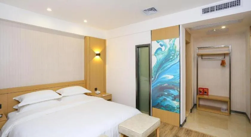 Bed in City Comfort Inn Guangzhou Jiahe Wanggang Metro Station Police Academy Changhong