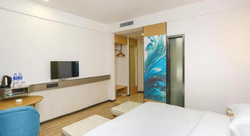 Bed in City Comfort Inn Guangzhou Jiahe Wanggang Metro Station Police Academy Changhong