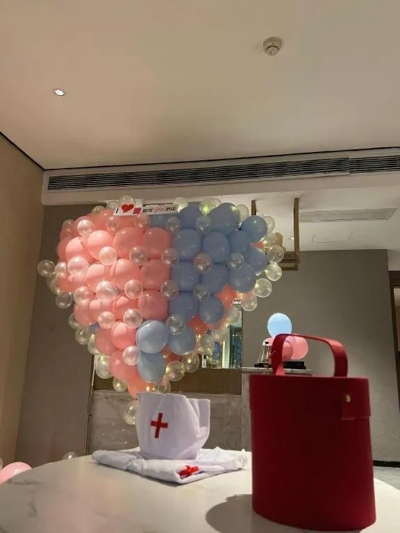 Bed in Echarm Plus Hotel Changsha High-speed Railway South Station Desiqin