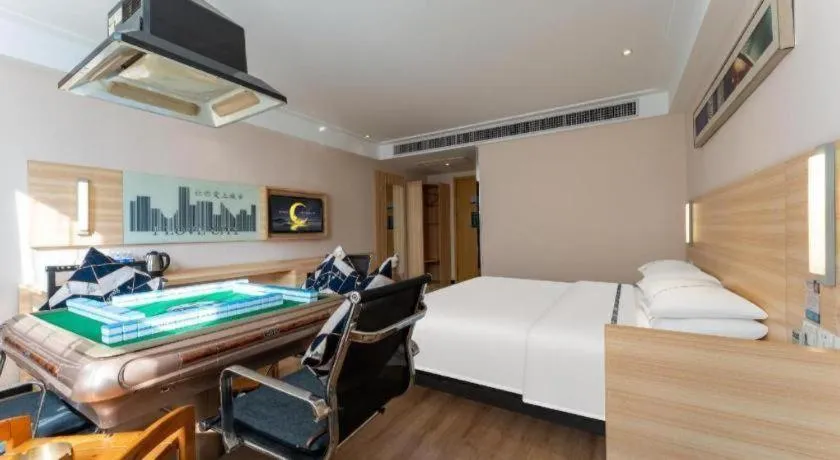 Bed in City Comfort Inn Wuhan Wangjiawan Longyangcun Metro Station