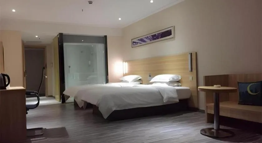 Bed in City Comfort Inn Wuhan Hongshan District Baishazhou Huangjiahu University Town