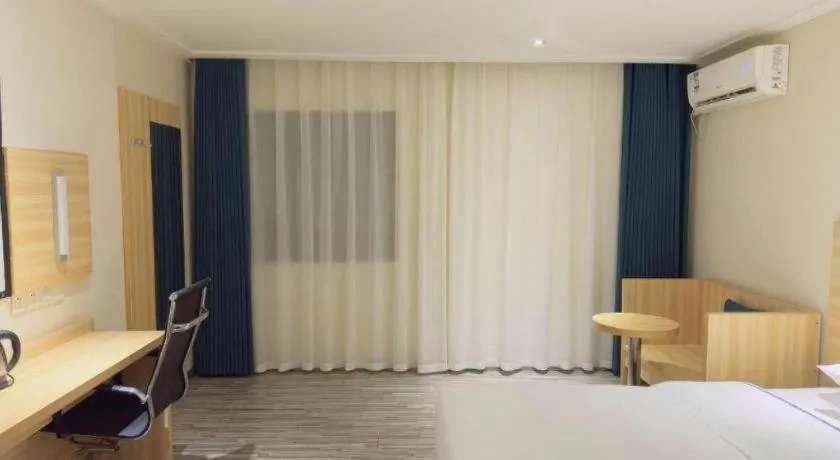 Bed in City Comfort Inn Wuhan Hongshan District Baishazhou Huangjiahu University Town