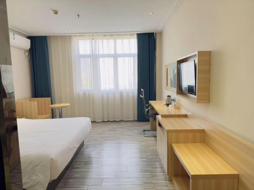 Bed in City Comfort Inn Wuhan Hongshan District Baishazhou Huangjiahu University Town