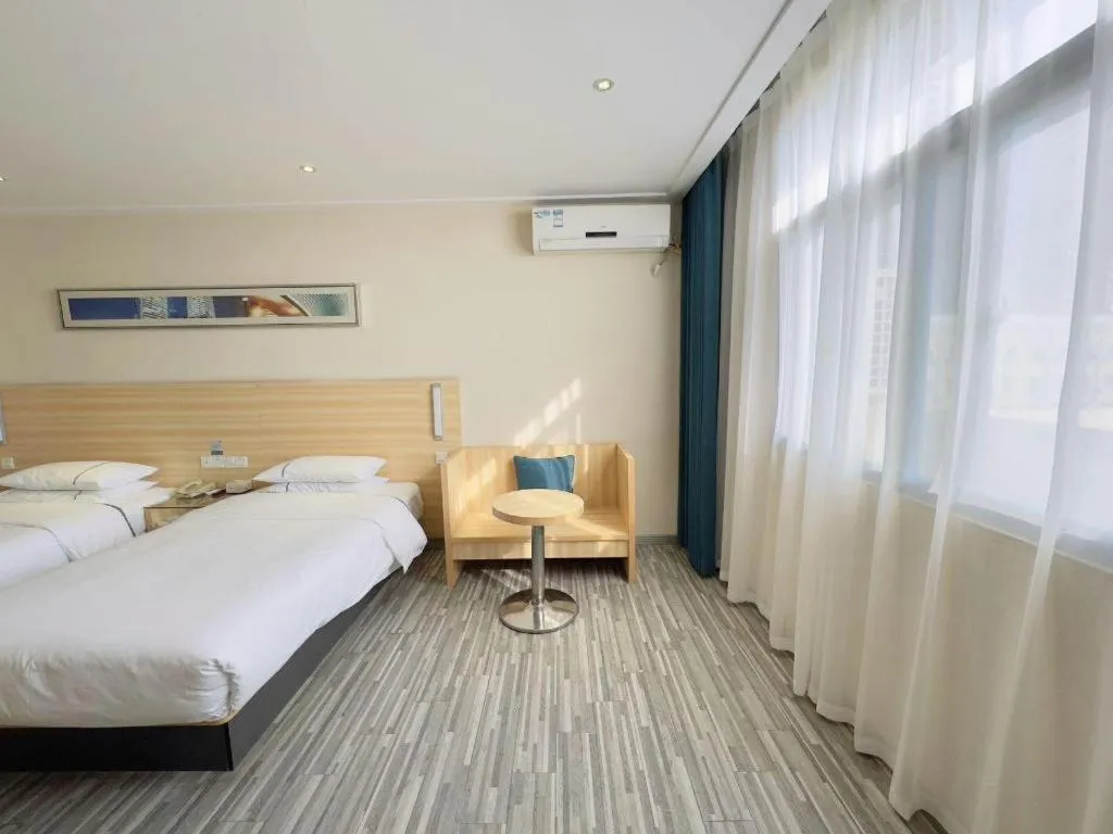 Bed in City Comfort Inn Wuhan Hongshan District Baishazhou Huangjiahu University Town