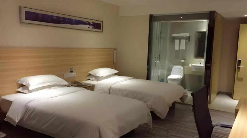 Bed in City Comfort Inn Wuhan Hongshan District Baishazhou Huangjiahu University Town