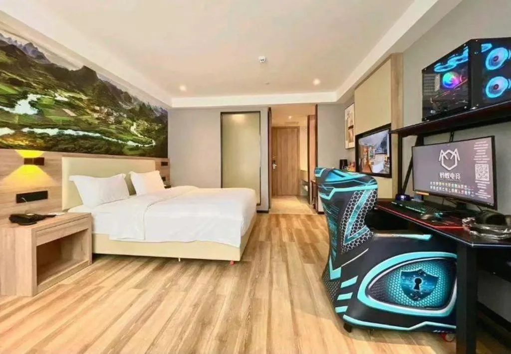 Bed in Borrman Hotel Nanning Beihu Bei Road Metro Station