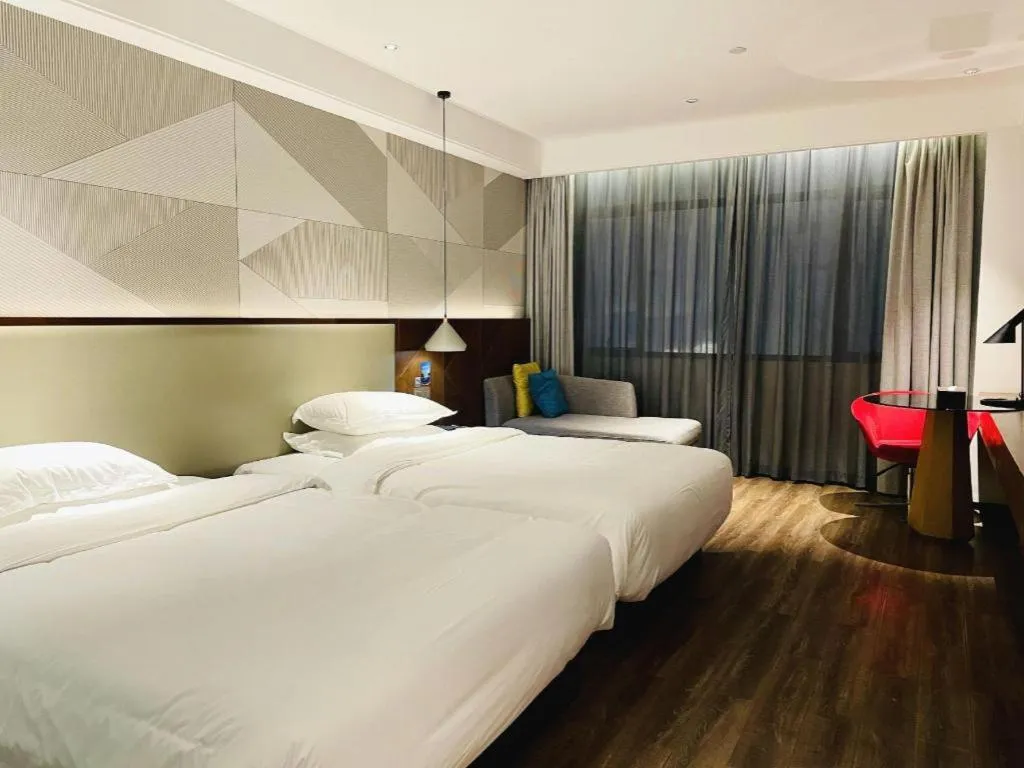 Bed in Borrman Hotel Nanning Beihu Bei Road Metro Station