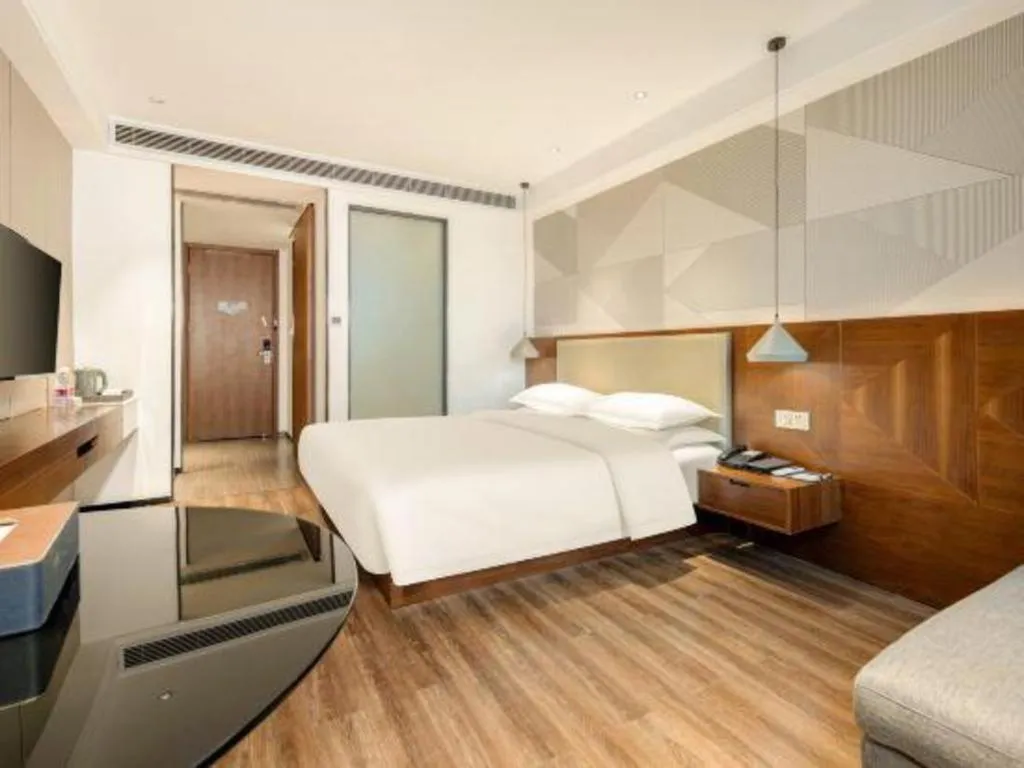 Bed in Borrman Hotel Nanning Beihu Bei Road Metro Station