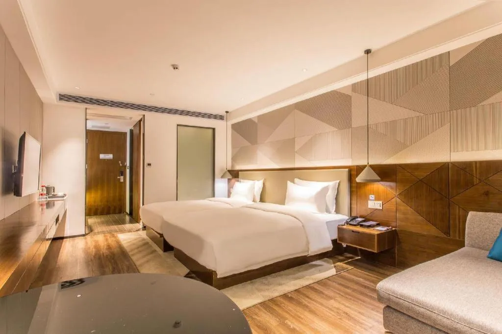 Bed in Borrman Hotel Nanning Beihu Bei Road Metro Station