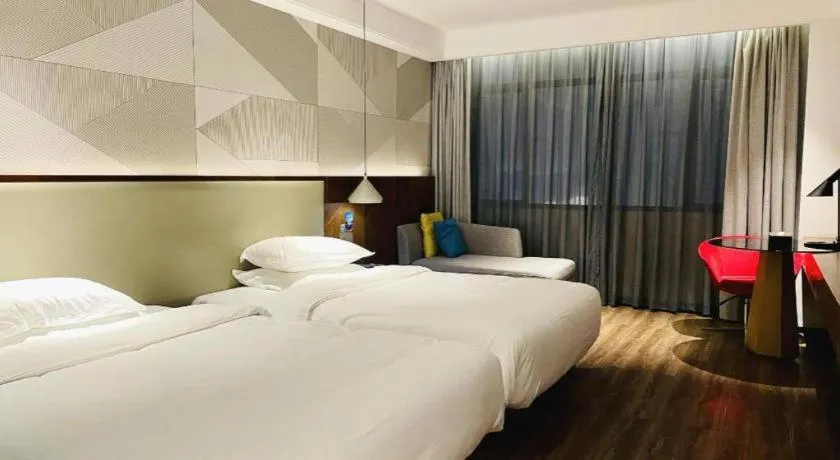 Bed in Borrman Hotel Nanning Beihu Bei Road Metro Station