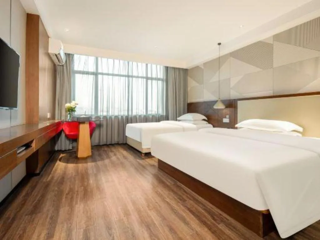 Bed in Borrman Hotel Nanning Beihu Bei Road Metro Station