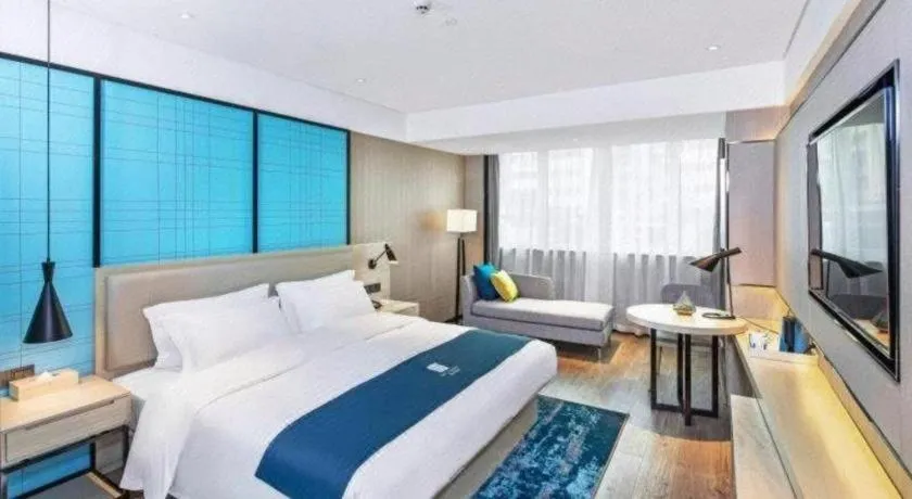 Bed in Echarm Hotel Guilin Zhongshan Zhong Road Liangjiang Sihu