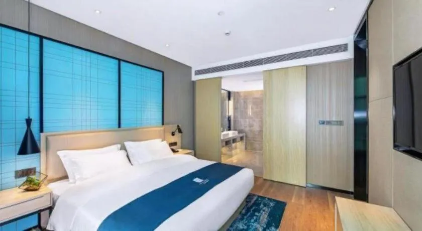 Bed in Echarm Hotel Guilin Zhongshan Zhong Road Liangjiang Sihu