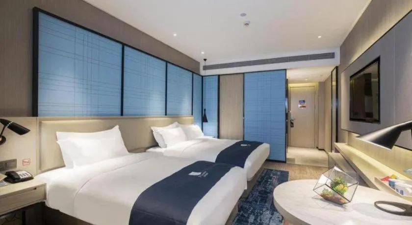 Bed in Echarm Hotel Guilin Zhongshan Zhong Road Liangjiang Sihu