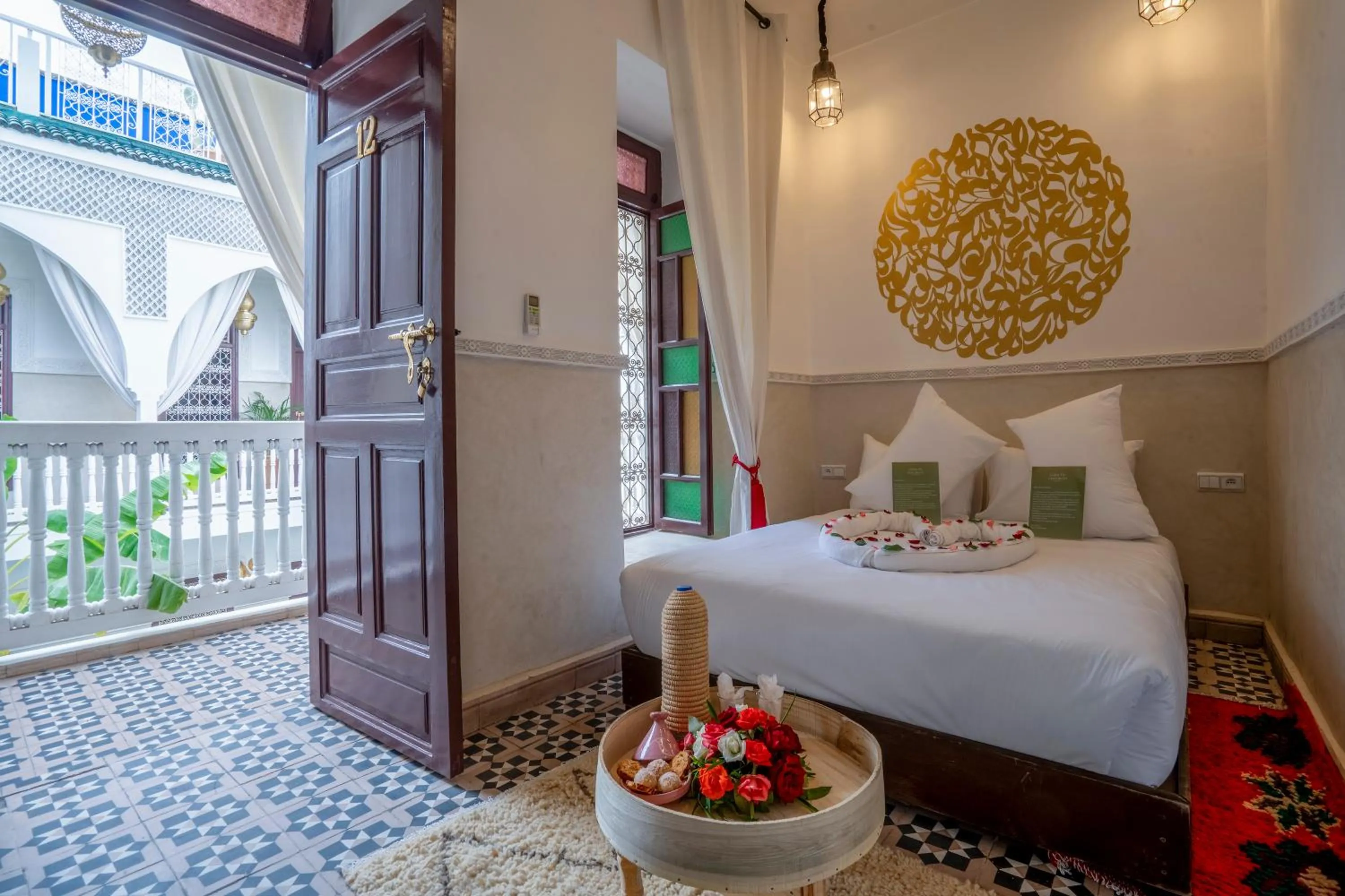 Photo of the whole room, Bed in Riad Nuits D'orient Boutique Hotel & SPA