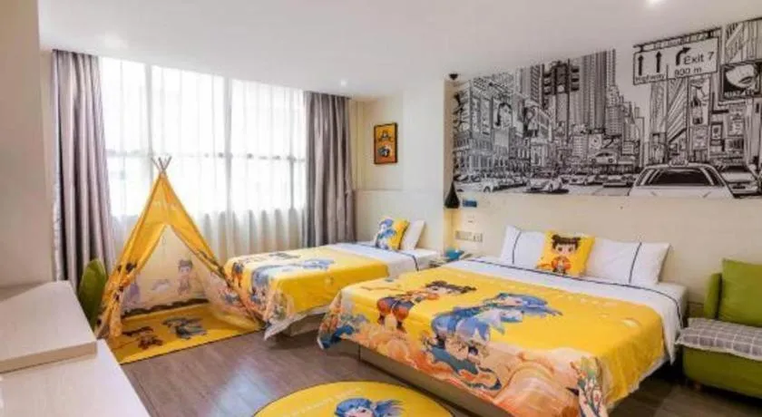 Bed in City Comfort Inn Guangzhou Dashi Metro Station Zoo Main Branch