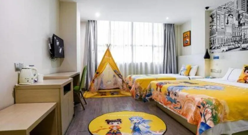 Bed in City Comfort Inn Guangzhou Dashi Metro Station Zoo Main Branch