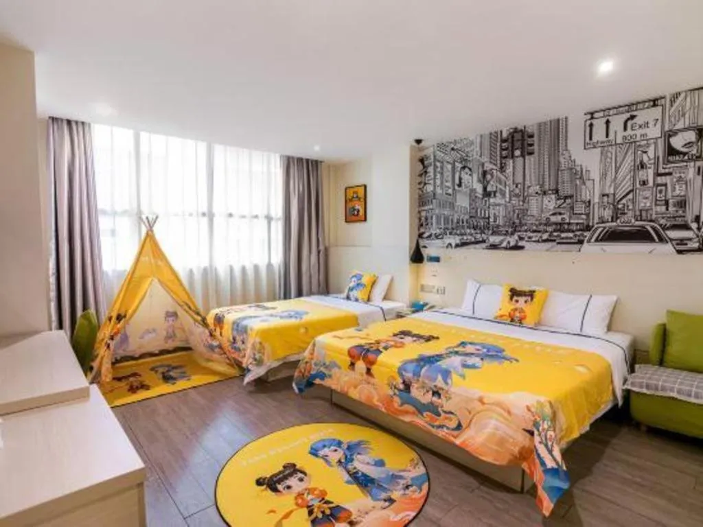 Bed in City Comfort Inn Guangzhou Dashi Metro Station Zoo Main Branch