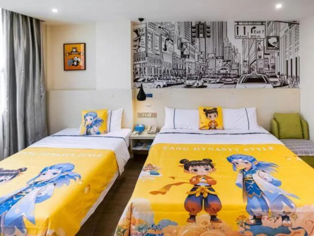 Bed in City Comfort Inn Guangzhou Dashi Metro Station Zoo Main Branch