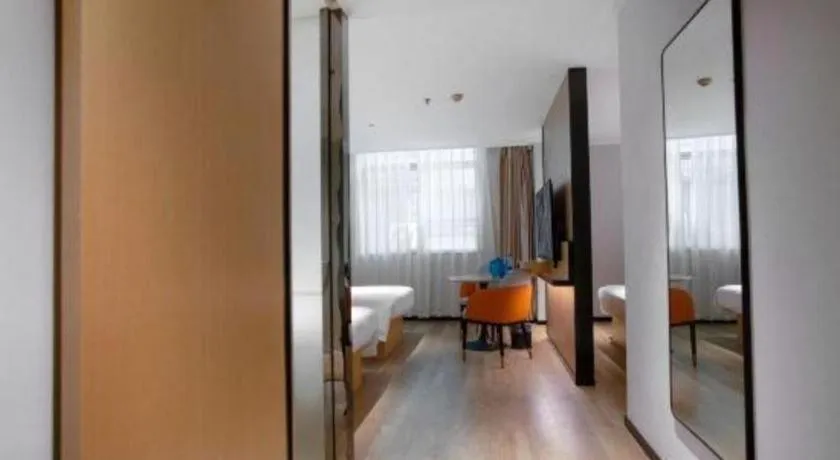 Bed in City Comfort Inn Guangzhou Dashi Metro Station Zoo Main Branch