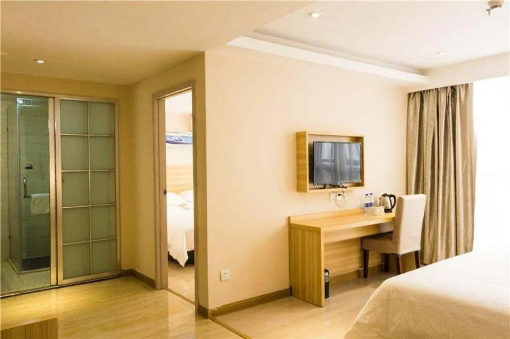 Bed in Jtour Inn Wuhan Hankou Railway East Plaza