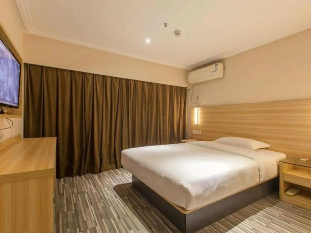 Bed in Jtour Inn Wuhan Hankou Railway East Plaza